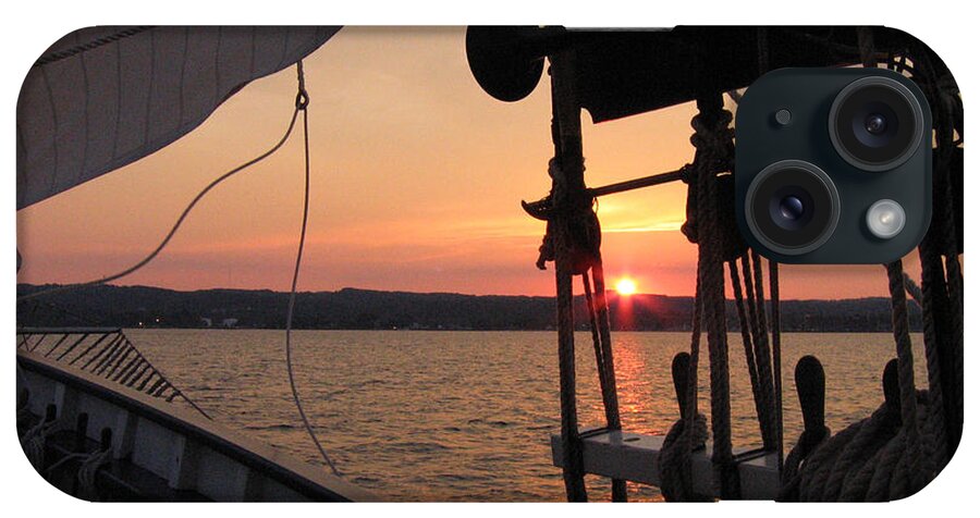 Madeline iPhone Case featuring the photograph Madeline Grand Traverse Bay MI by Dean Ginther