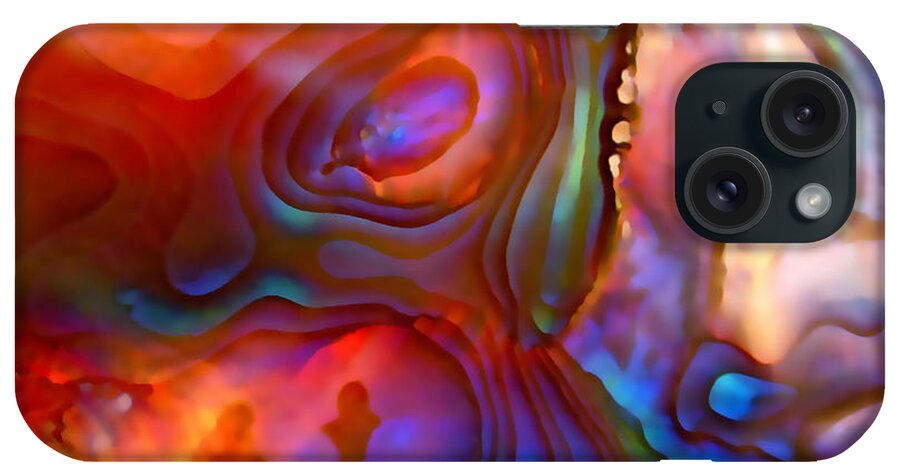 Abstract iPhone Case featuring the photograph Magic Shell by Rona Black