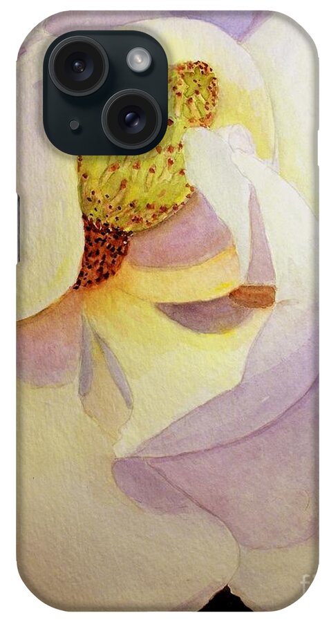 Flower iPhone Case featuring the painting Magnolia by Carol Grimes