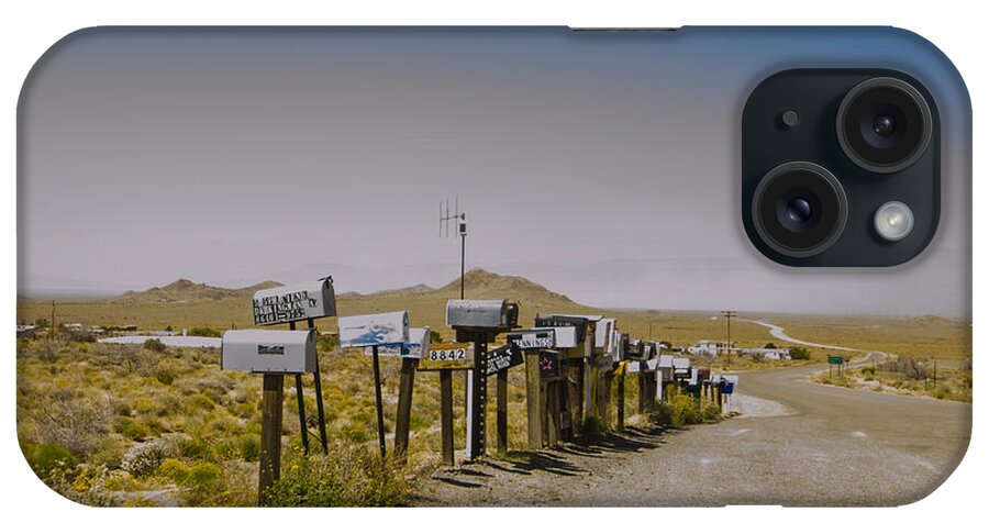 Mailbox iPhone Case featuring the photograph Mail Call in Arizona by Deborah Smolinske