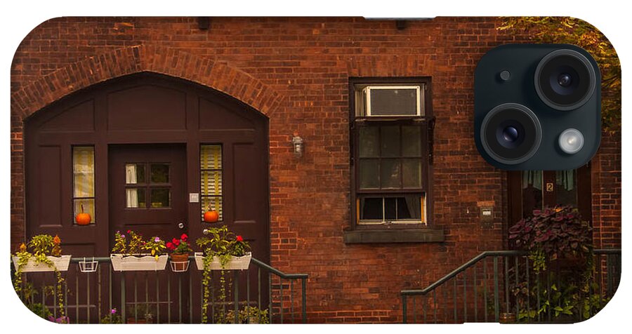 Fall iPhone Case featuring the photograph Main Street at Halloween by Kathleen McGinley