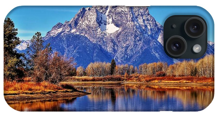 Grand Tetons iPhone Case featuring the photograph Majestic Moran by Benjamin Yeager