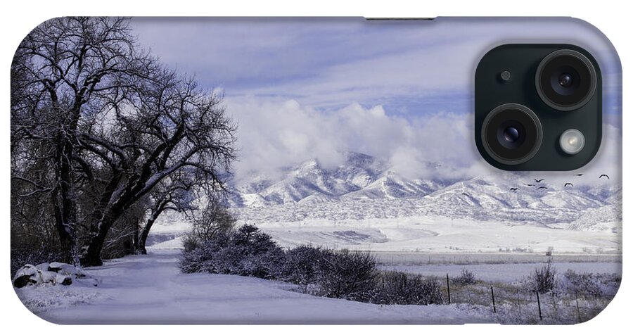Co. Usa iPhone Case featuring the photograph Making First Tracks by Kristal Kraft