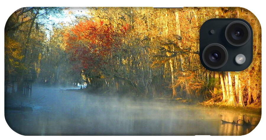 Fog iPhone Case featuring the photograph Manatee Spring Run Fog by Sheri McLeroy