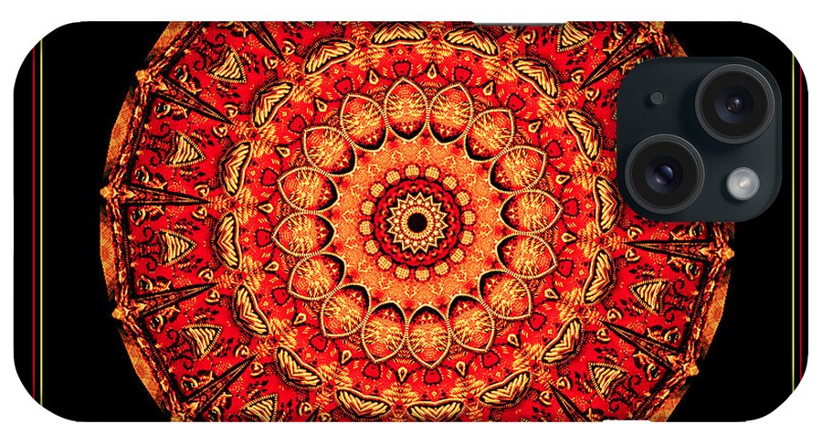 Mandala iPhone Case featuring the photograph Mandala Ornate by Barbara MacPhail