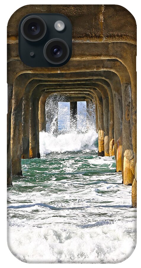 Manhattan Pier iPhone Case featuring the photograph Manhattan Surf by Michael Hope