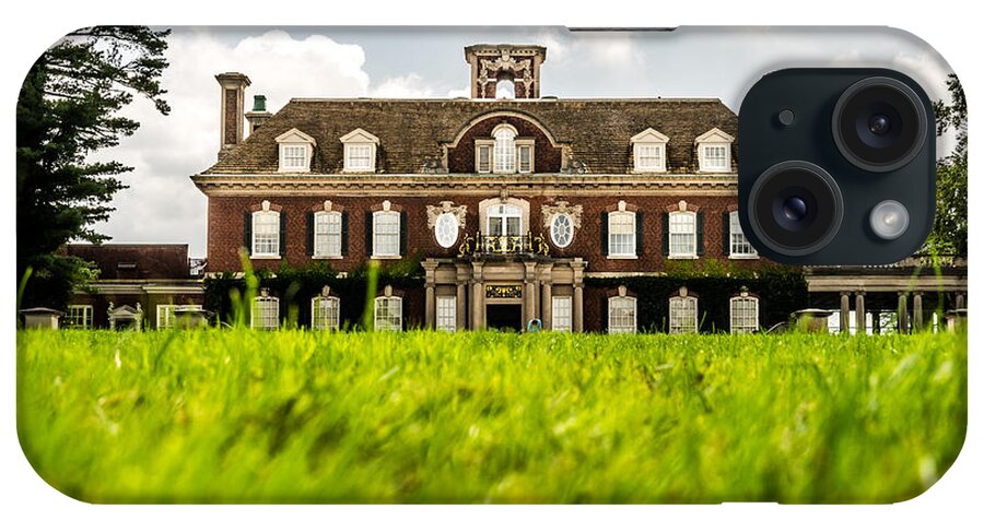 Mansion iPhone Case featuring the photograph Mansion from the Grass by Ovidiu Rimboaca