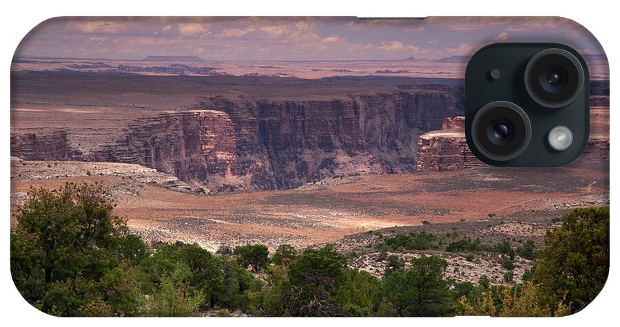 Tranquility iPhone Case featuring the photograph Marble Canyon With Trees In Foreground by Timothy Hearsum