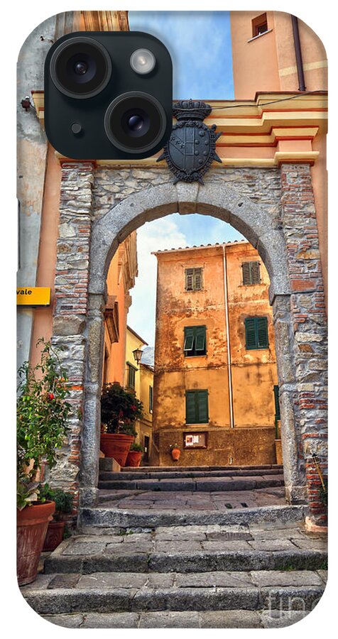 Elba iPhone Case featuring the photograph Marciana - ancient gate by Antonio Scarpi
