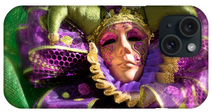 Carnival iPhone Case featuring the photograph Mardi Gras Decoration by Jerry Fornarotto