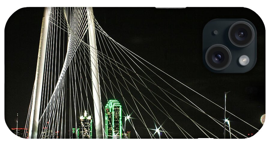 Dallas iPhone Case featuring the photograph Margaret Hunt Hill Bridge by Jeff Mize