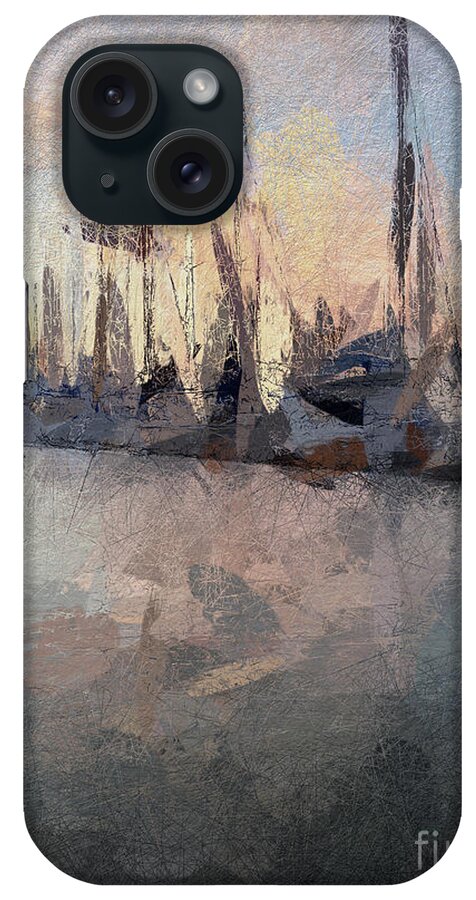 Abstract iPhone Case featuring the photograph Marina Abstraction by Heidi Smith