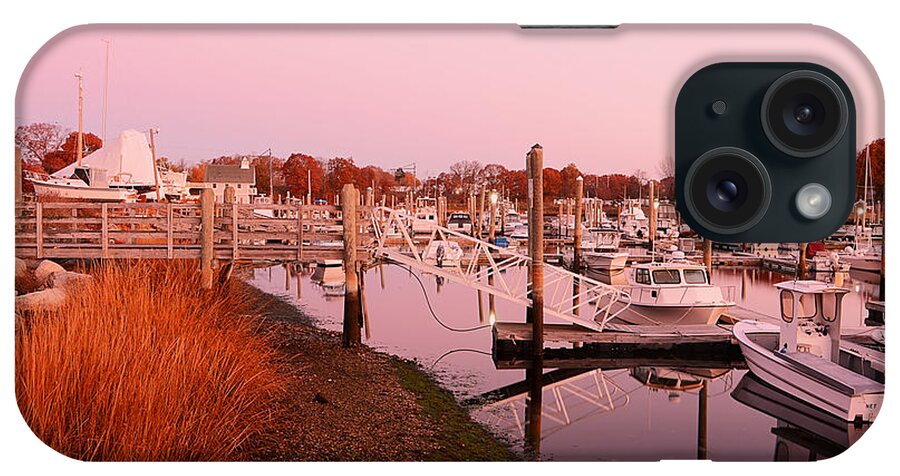 Warwick iPhone Case featuring the photograph Marina Sunrise by Lourry Legarde