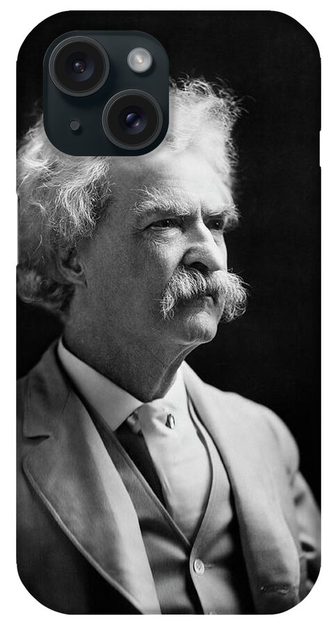 Mark Twain iPhone Case featuring the photograph Mark Twain by Library Of Congress