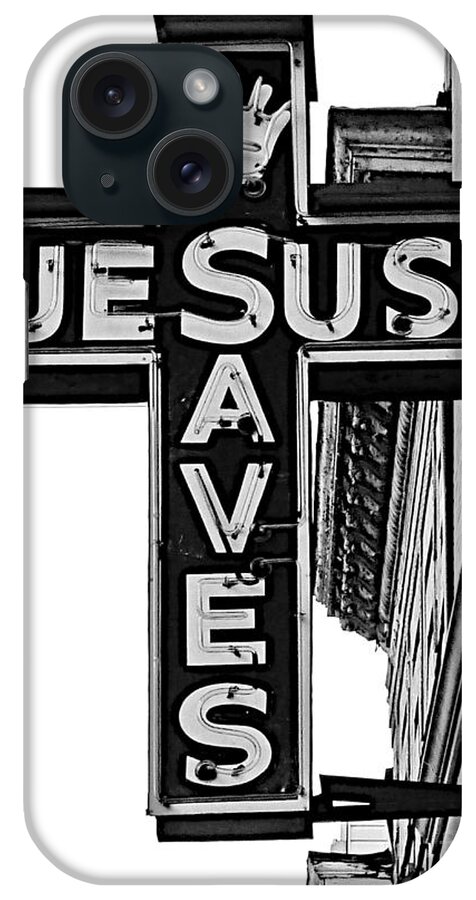 Jesus iPhone Case featuring the photograph Market Street Mission by Mark Miller
