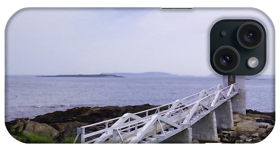 Marshall Point Light iPhone Case featuring the photograph Marshall Point Light 1 Stylized by Patrick Fennell