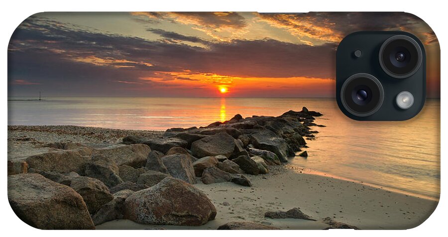 Sunrise iPhone Case featuring the photograph Marthas Vineyard Sunrise by Darylann Leonard Photography