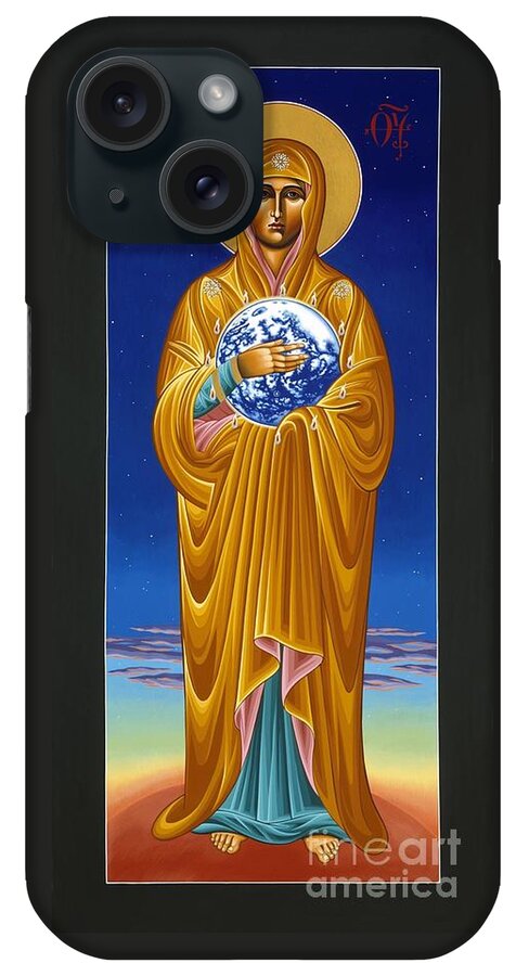 Mother Of All Nations iPhone Case featuring the painting Mary Most Holy Mother of All Nations 080 by William Hart McNichols