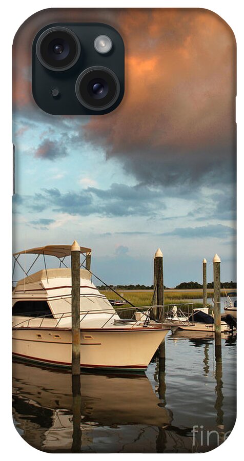 Coastal Scene iPhone Case featuring the photograph Masonboro Sunset #2 by Phil Mancuso