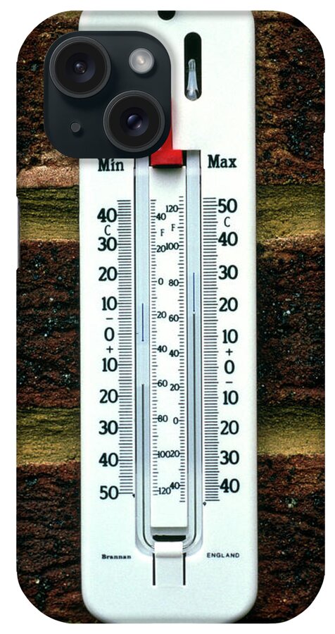 Maximum And Minimum Thermometer iPhone Case by Jerry Mason/science Photo  Library - Science Photo Gallery