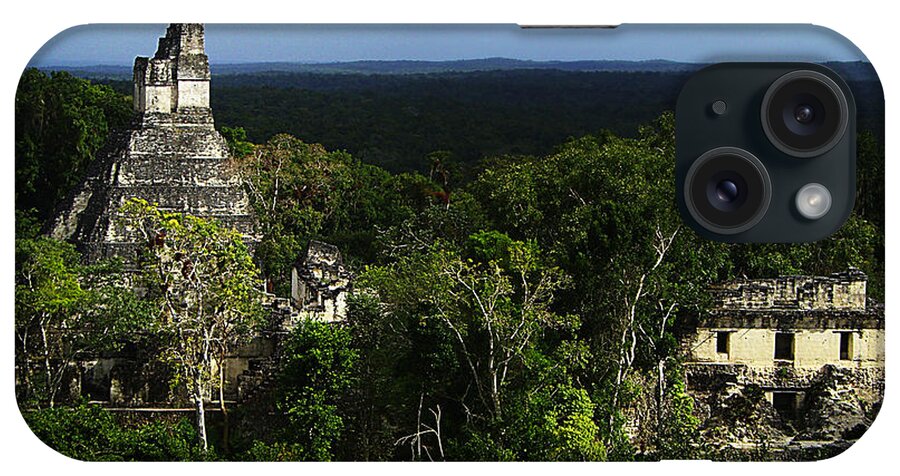 The Ruin iPhone Case featuring the photograph Mayan Ruins 1 by Xueling Zou