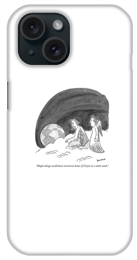 Maybe Things Would Have Turned Out Better If I'd iPhone Case