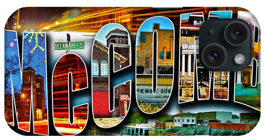 Mccomb iPhone Case featuring the photograph McComb Mississippi Postcard by Jim Albritton