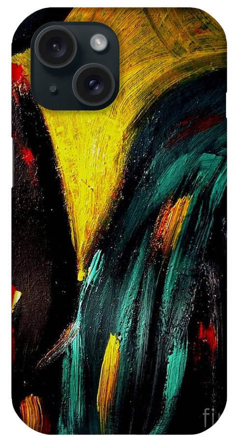  iPhone Case featuring the painting Me and You by James and Donna Daugherty