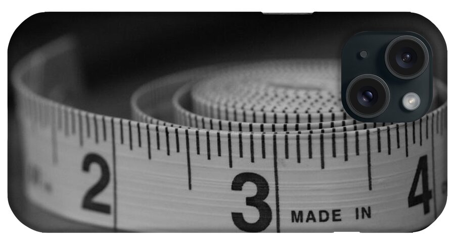 Tape Measure iPhone Case featuring the photograph Measuring Up by Holden The Moment