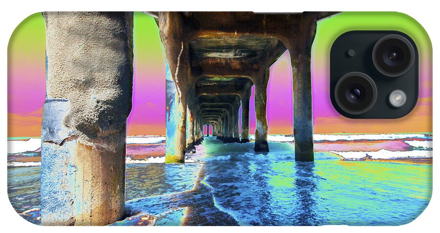 Manhattan Beach iPhone Case featuring the photograph Meet Me at the Rainbow's End by Joe Schofield