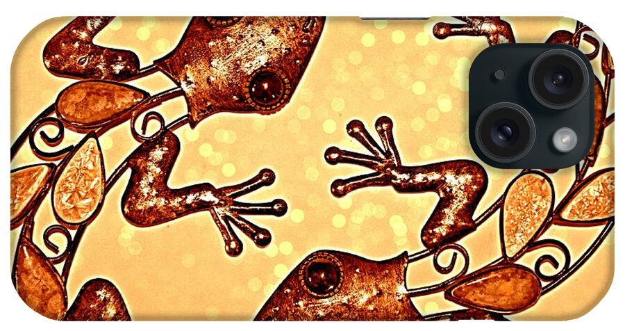 iPhone Case featuring the photograph Meet The Geckos by Clare Bevan