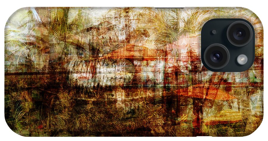 Palm iPhone Case featuring the mixed media Memories #1 by Sandy MacGowan