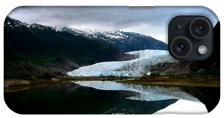 Mendenhall iPhone Case featuring the photograph Mendenhall Glacier by Heather Applegate