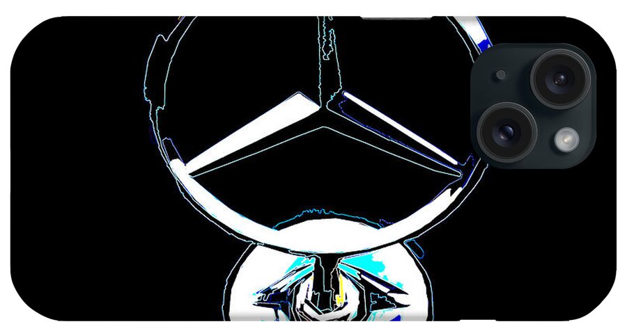 Mercedes Logo 2 iPhone Case featuring the photograph Mercedes Logo 2 by Samuel Sheats