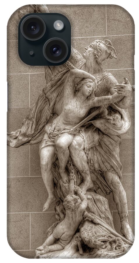 Paris Louver Sculpture iPhone Case featuring the photograph Mercury and Psyche by Michael Kirk