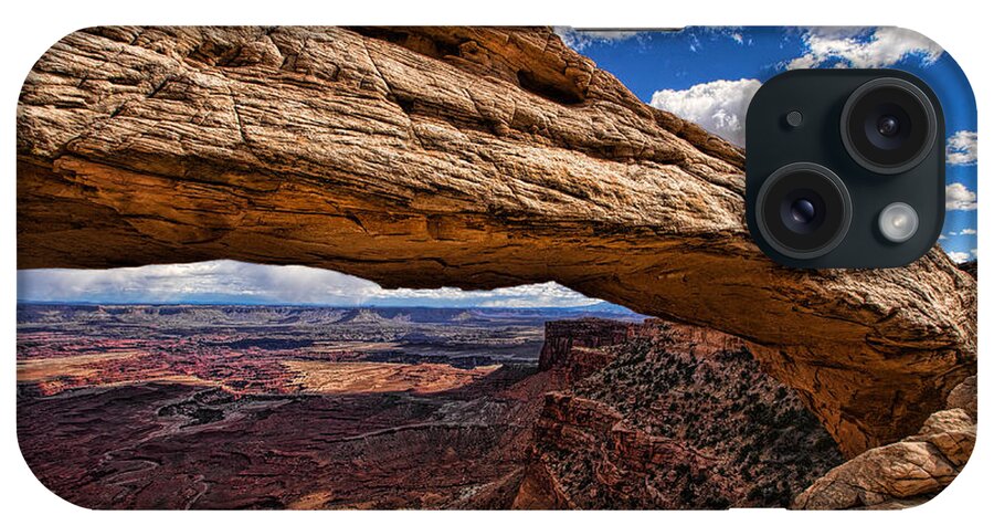 Mesa iPhone Case featuring the photograph Mesa Arch by Jeff Niederstadt