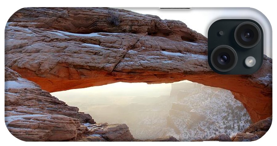 Americas Best Idea iPhone Case featuring the photograph Mesa Arch Looking North by David Andersen