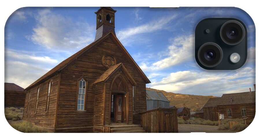 Travel iPhone Case featuring the photograph Methodist Church in Bodie by Crystal Nederman