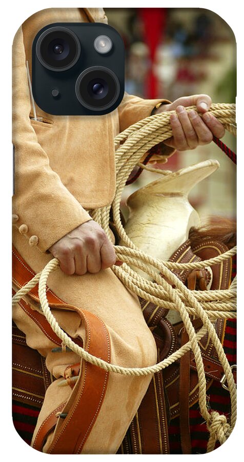Mexican Charro iPhone Case featuring the photograph Mexican Charro-001 by Mark Langford