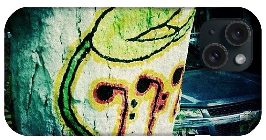 Navema iPhone Case featuring the photograph Mexican Graffiti Tree Art (puerto by Natasha Marco