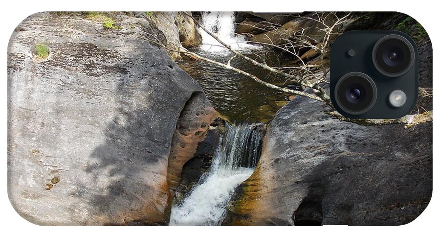 Middle iPhone Case featuring the photograph Middle Kent Falls by Nina Kindred