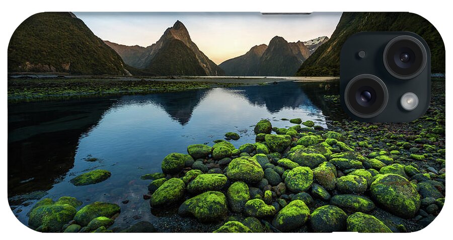 Shadow iPhone Case featuring the photograph Milford Sound, New Zealand by Thanapol Marattana