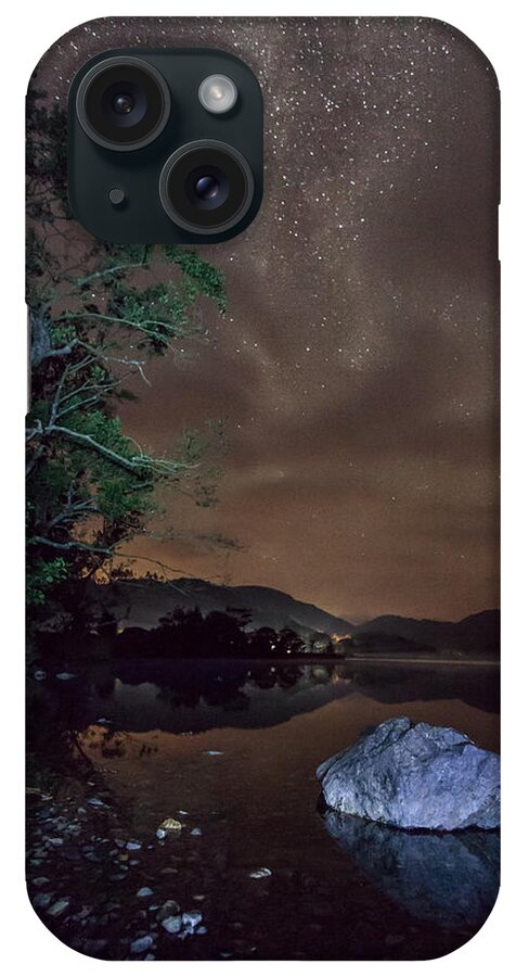 Milky Way iPhone Case featuring the photograph Milky Way at Gwenant by B Cash