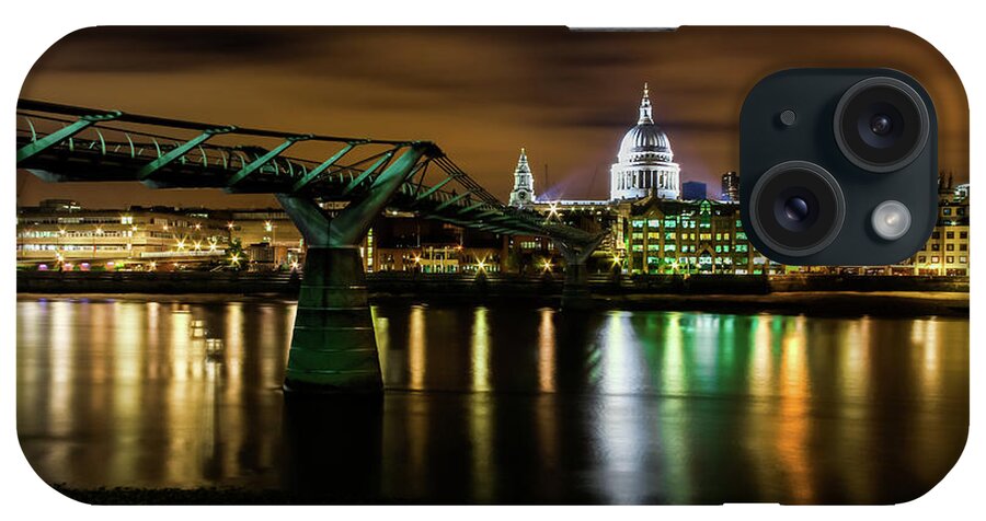 London Millennium Footbridge iPhone Case featuring the photograph Millennium Bridge by Andrew Turner