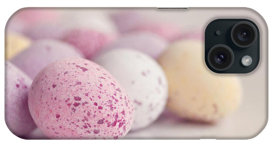 Eggs iPhone Case featuring the photograph Mini easter eggs by Lyn Randle