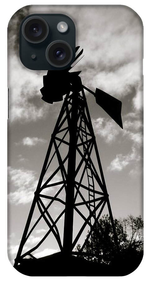 Windmill iPhone Case featuring the photograph Mini Mill by Kim Pippinger