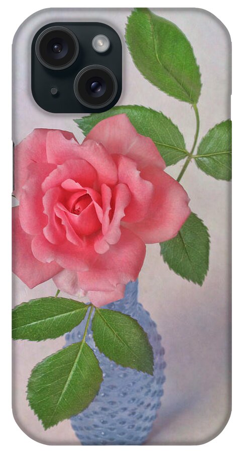 Miniature Rose iPhone Case featuring the photograph Miniature Rose III by David and Carol Kelly