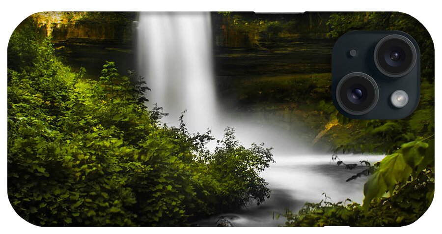 Water iPhone Case featuring the photograph Minnehaha Falls by Tom Gort