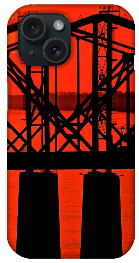 Mississippi iPhone Case featuring the photograph Mississippi River Bridge at Natchez by Jim Albritton