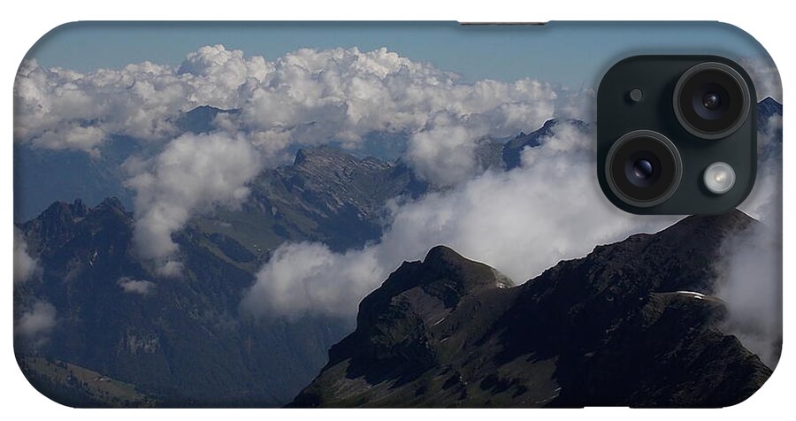 Mist iPhone Case featuring the photograph Mist From the Schilthorn by Nina Kindred